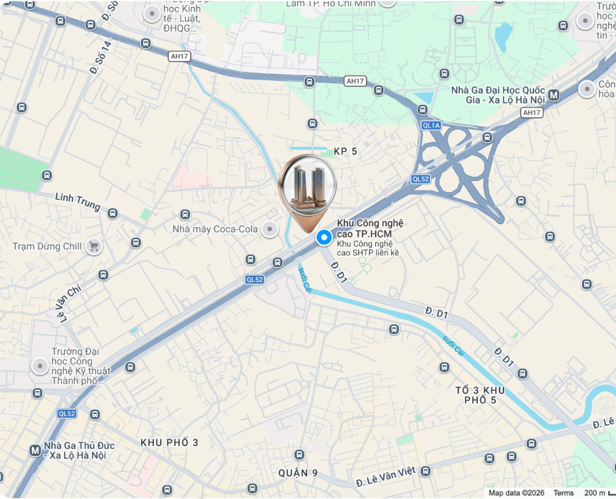 vị trí the quantum park